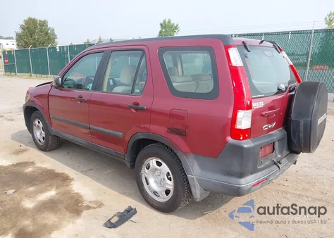 2006 Honda Cr-V Lx z USA, uszkodzony, nr VIN SHSRD78536U441659